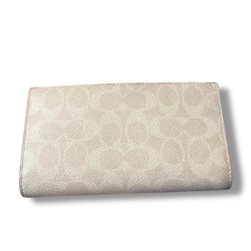 Coach Cream Wallet - Picture 3 of 6